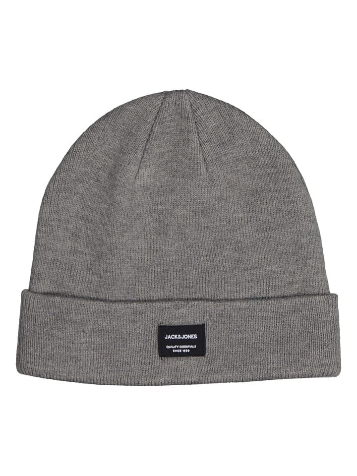 Jack & Jones Czapka w kolorze szarym