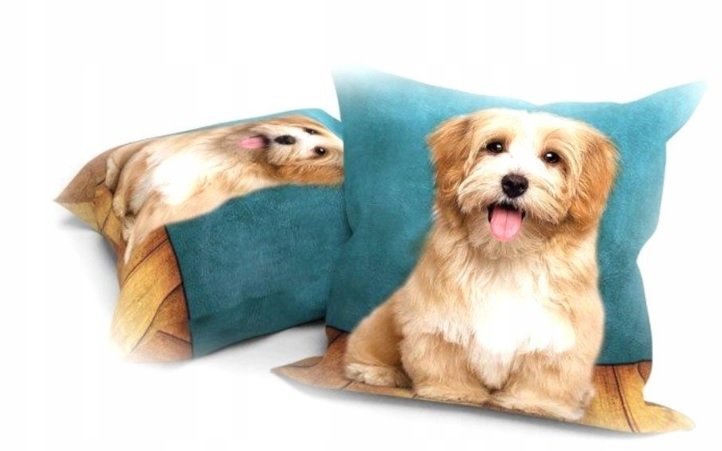 POSZEWKA NA PODUSZKĘ DZIECIĘCA PIESEK 45x45 CM