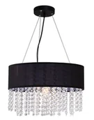 Lampy sufitowe - Light Prestige Madryt wisząca czarna LP-81458/1P BK - miniaturka - grafika 1