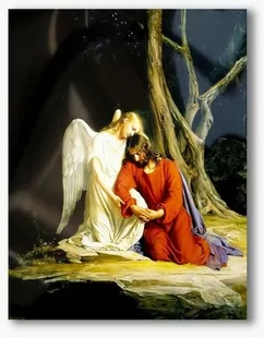 Chrystus w Getsemani, nowoczesny obraz religijny plexi - Ikony i obrazy sakralne - miniaturka - grafika 1