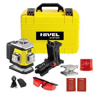 Laser Krzyżowy Nivel System Cl4R - Multilaser Z Wiązką Czerwoną (4 Płaszczyznowy) Bluetooth - Poziomice laserowe - miniaturka - grafika 1