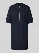 Sukienki - Sukienka z dzianiny dresowej z listwą na zamek błyskawiczny model ‘Tinka’ - miniaturka - grafika 1