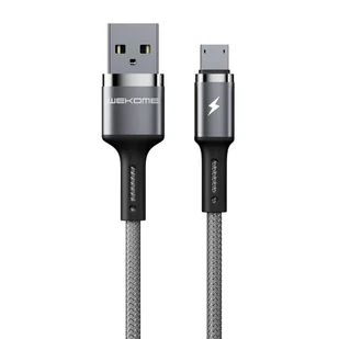 WK Design Kingkong kabel USB - Micro USB Power Delivery QuickCharge 3 A 1 m czarny (WDC-128m) - Kable USB - miniaturka - grafika 1