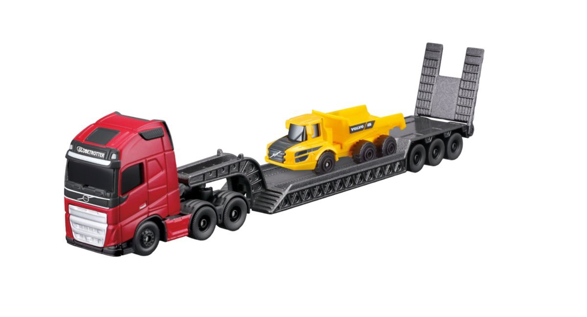 MAISTO VOLVO FH16 + WOZIDŁO VOLVO A25G 22cm 11681