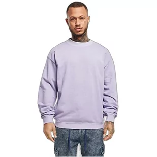 Urban Classics Męska bluza pigmentowa Dyed Crew Neck, lawendowy, M - Bluzy męskie - miniaturka - grafika 1