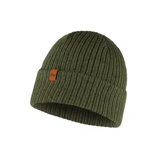 BUFF CZAPKA ZIMOWA DZIANINA KNITTED KORT KHAKI - Czapki damskie - miniaturka - grafika 1
