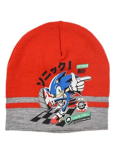 Sonic Czapka "Sonic" w kolorze czerwonym - Czapki damskie - miniaturka - grafika 1