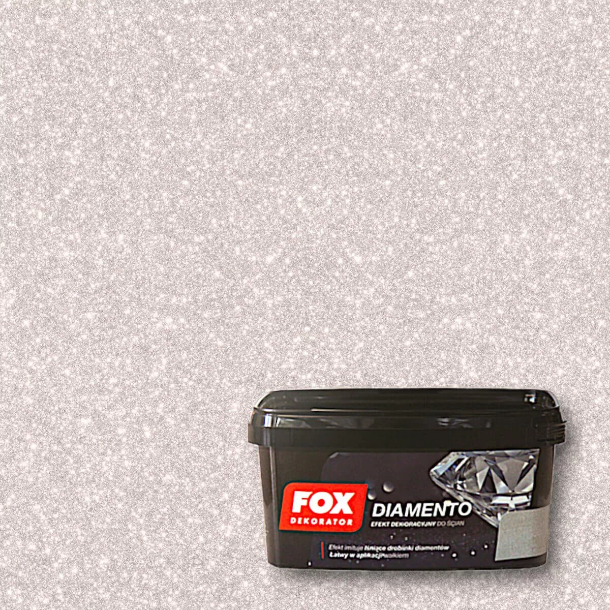 Fox Dekorator FOX FARBA dekoracyjna DIAMENTO, MARS kolor 0002 1L n.FX-FD-DIAM-0002-01