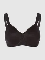 Biustonosze - Biustonosz z fiszbinami i fakturowanym wzorem model ‘Essential Minimizer’ - miniaturka - grafika 1