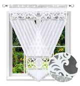 Firany - FIRANA DEKORACYJNA PANEL 160x120 V-ka AŻUR FILC - miniaturka - grafika 1