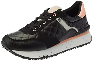 GIOSEPPO Damskie trampki Wiltz czarny/biały, 4,5 UK - Trampki damskie - miniaturka - grafika 1