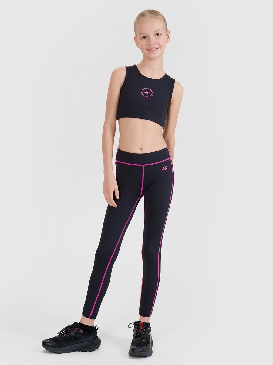 BIUSTONOSZ DZIEWCZĘCY 4F SPORTOWY SZYBKOSCHNĄCY USBAF148 SS25 146/152