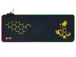 Podkładka pod klawiaturę i mysz TRACER GAMEZONE Hexy1 RGB (80/30/0,4) - Podkładki na biurko - miniaturka - grafika 1