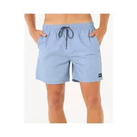 Kąpielówki męskie - Spodenki surfingowe męskie Rip Curl Easy Living Volley Błękitny - miniaturka - grafika 1