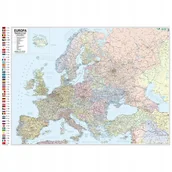 Mapy i plansze edukacyjne - Piętka Mapa ścienna Europy. Polityczno-drogowa 1:4 300000 - miniaturka - grafika 1