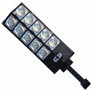 Latarnia lampa solarna 300 led 150W czujnik ruchu, pilot i mocowanie - Lampy ogrodowe - miniaturka - grafika 1