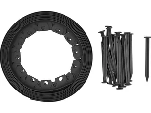 OBRZEŻE TRAWNIKOWE, OGRODOWE 40MM 10M ZE SZPILKAMI, KOTWAMI 20SZT - Pozostałe akcesoria do uprawy roślin - miniaturka - grafika 2