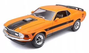 MAISTO Ford Mustang Mach 1 1970 1/18 31453 Orange - Samochody i pojazdy dla dzieci - miniaturka - grafika 1