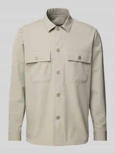 Kurtka koszulowa o kroju regular fit z kieszeniami z patką na piersi - Kurtki męskie - miniaturka - grafika 1