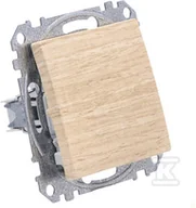 Wyłączniki światła i elektryczne - Przycisk 1-biegunowy, brzoza SEDNA ELEMENTS - miniaturka - grafika 1