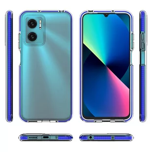 Spring Case etui Xiaomi Redmi Note 11E /Redmi 10 5G / Redmi 10 Prime+ 5G / Poco M4 5G silikonowy pokrowiec z ramką jasnoróżowe - Etui i futerały do telefonów - miniaturka - grafika 2