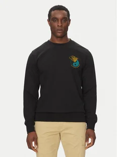 Quiksilver Bluza EQYFT05055 Czarny Regular Fit - Bluzy męskie - miniaturka - grafika 1