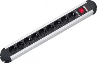 Listwa zasilająca Bachmann 9x 9 gniazd czarna - Listwy zasilające - miniaturka - grafika 1