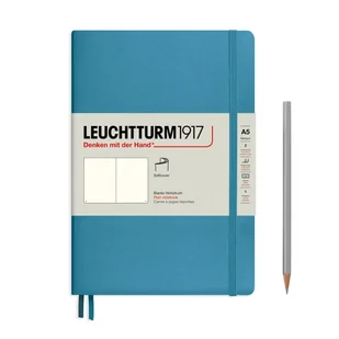 Notatnik Leuchtturm1917 Medium A5, miękka oprawa, gładki, nordycki niebieski - Notesy i bloczki - miniaturka - grafika 1