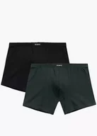 Majtki damskie - SZORTY ATLANTIC 2MH-173 WL25 CZA/SZG - Atlantic - miniaturka - grafika 1