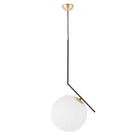 Lampy sufitowe - Lampa wisząca czarno-złota Sorento LDP 1215-300 (BK+GD) Lumina Deco - miniaturka - grafika 1