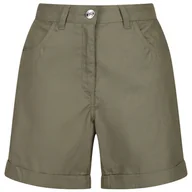 Spodnie sportowe damskie - Szorty damskie Regatta Pemma Shorts Rozmiar: XL / Kolor: zielony - miniaturka - grafika 1
