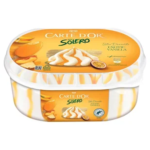 Carte D'Or Les Desserts Solero Lody waniliowe z sorbetem i sosem z owoców egzotycznych 825 ml - Lody i desery lodowe - miniaturka - grafika 1