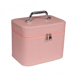 Top Choice Plait Pink Kuferek damski rozmiar M - Kosmetyczki, organizery i kuferki - miniaturka - grafika 1