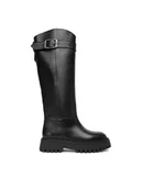 Kozaki damskie - G-Star Raw Kozaki CEO-BASAK-8007-25 Czarny - miniaturka - grafika 1