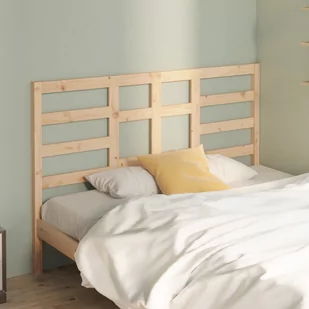 Lumarko Wezgłowie łóżka, 141x4x104 cm , lite drewno sosnowe - Inne meble do sypialni - miniaturka - grafika 4