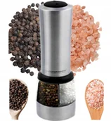 Młynki do soli i pieprzu - Elektryczny Młynek Do Pieprzu I Soli 2w1 Do Przypraw - miniaturka - grafika 1