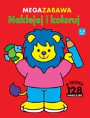 Kolorowanki, wyklejanki - Megazabawa. Naklejaj i koloruj - miniaturka - grafika 1