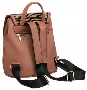 Miejski Plecak Damski Z Klapką Wykonany Ze Skóry Ekologicznej Lumarko! - Plecaki - miniaturka - grafika 4