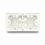 Puszki elektryczne i akcesoria - EFAPEL PUSZKA NATYNKOWA PODWÓJNA BIAŁA 10994 ABR - miniaturka - grafika 1