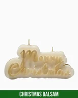 Świece - Świeca Sojowa - Merry Christmas - 80 ml - Zapach Christmas Balsam - miniaturka - grafika 1
