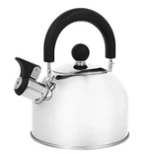 Czajniki na gaz - Czajnik stalowy z gwizdkiem na gaz indukcję mały 1.5L srebrny BRUNBESTE BB-1323 - miniaturka - grafika 1