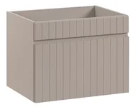 Szafki łazienkowe - KASZMIROWA Szafka pod umywalkę WISZĄCA 60 cm Szuflada FREZOWANY FRONT - miniaturka - grafika 1