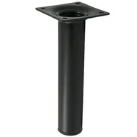 Meble modułowe i akcesoria - Noga meblowa okrągła stalowa Czarna 30x150mm Mod.4 - miniaturka - grafika 1