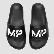 Sandały damskie - MP Men's Sliders - Black/White - UK 10 - miniaturka - grafika 1