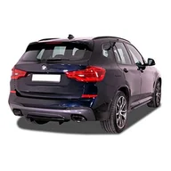 Akcesoria tuningowe - RDX Racedesign RDHAD4-005 Spódnica zderzaka tylnego 'Dyfuzor U-Diff' odpowiednia do BMW X3 (G01) 2017-z pakietem M (ABS) - miniaturka - grafika 1