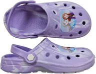 Buty dla dziewczynek - Kroksy CLOGI klapki chodaki piankowe FZ012300 FROZEN - miniaturka - grafika 1