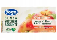 Soki i napoje niegazowane - Sok w kartoniku brzoskwinia dla dzieci bez cukru aggiunti 3x200ml - Yoga - miniaturka - grafika 1
