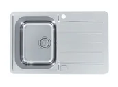 Zlewozmywaki - Alveus Line Max 80 Zlewozmywak stalowy jednokomorowy 79x50 cm satyna 1137342 - miniaturka - grafika 1