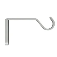 Karnisze - Wspornik karnisza pojedynczego blaszka fi19 mm satyna 1 szt. - miniaturka - grafika 1