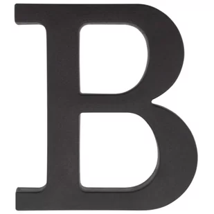 Litera plastikowa "B" czarna 90 mm - Numery na dom - miniaturka - grafika 1